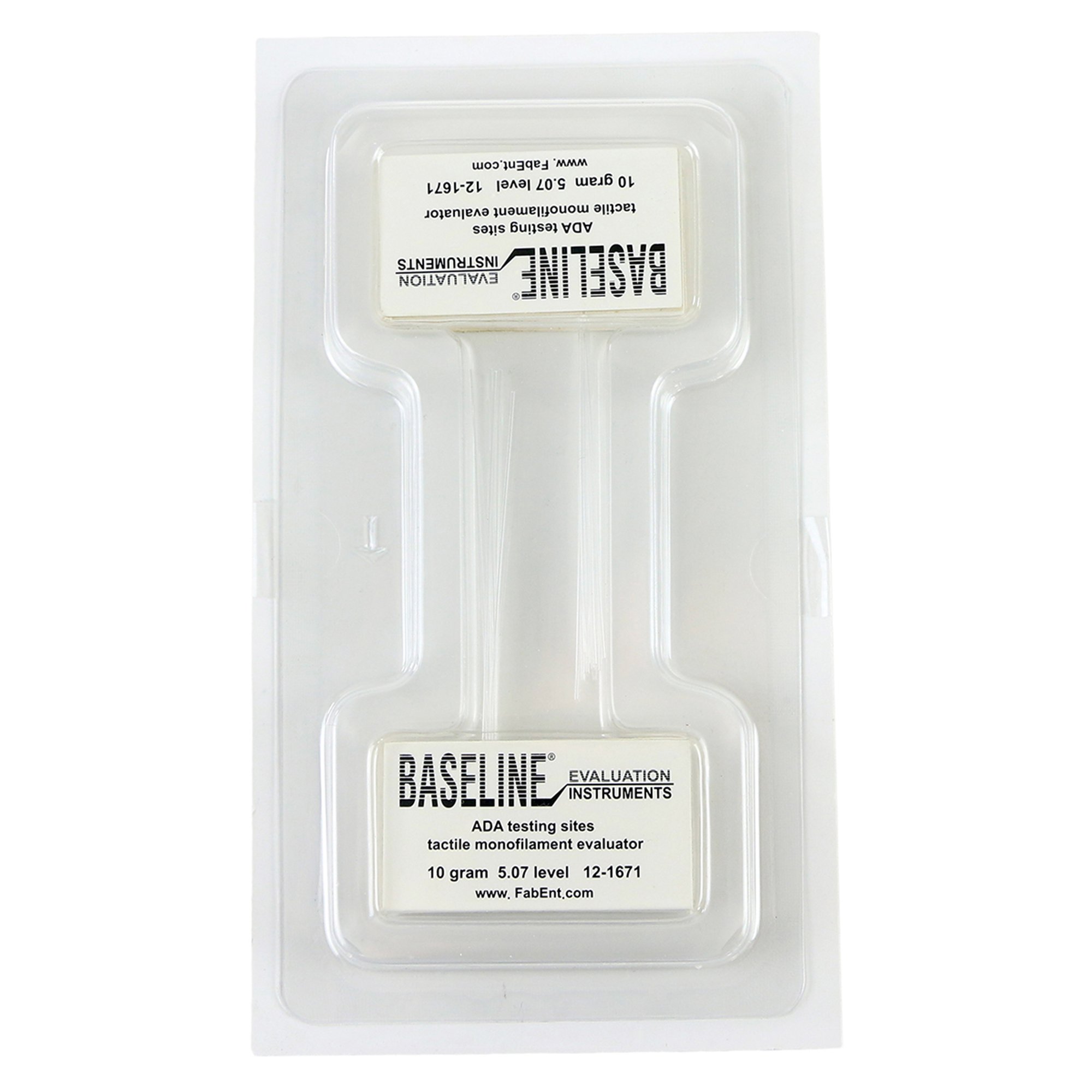 Monofilament Baseline® ADA Monofilament Sensory Test Level 5.07, 10 Gram Force by Fabrication Enterprises, Inc.  ID 12-1671-40